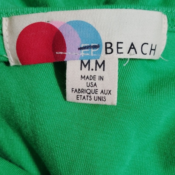 Free People Beach Rosalia Low-Back Mini Dress - Emerald Bay Size M - Picture 4 of 6